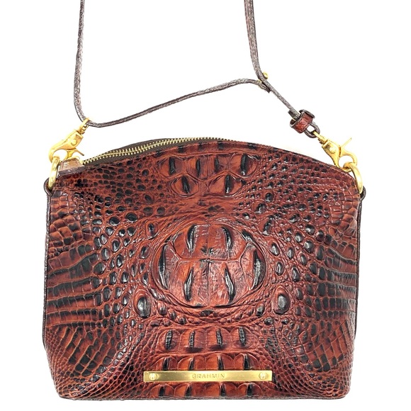 Brahmin Handbags - Brahmin Mini Duxbury Croco-Embossed Cross-Body Bag